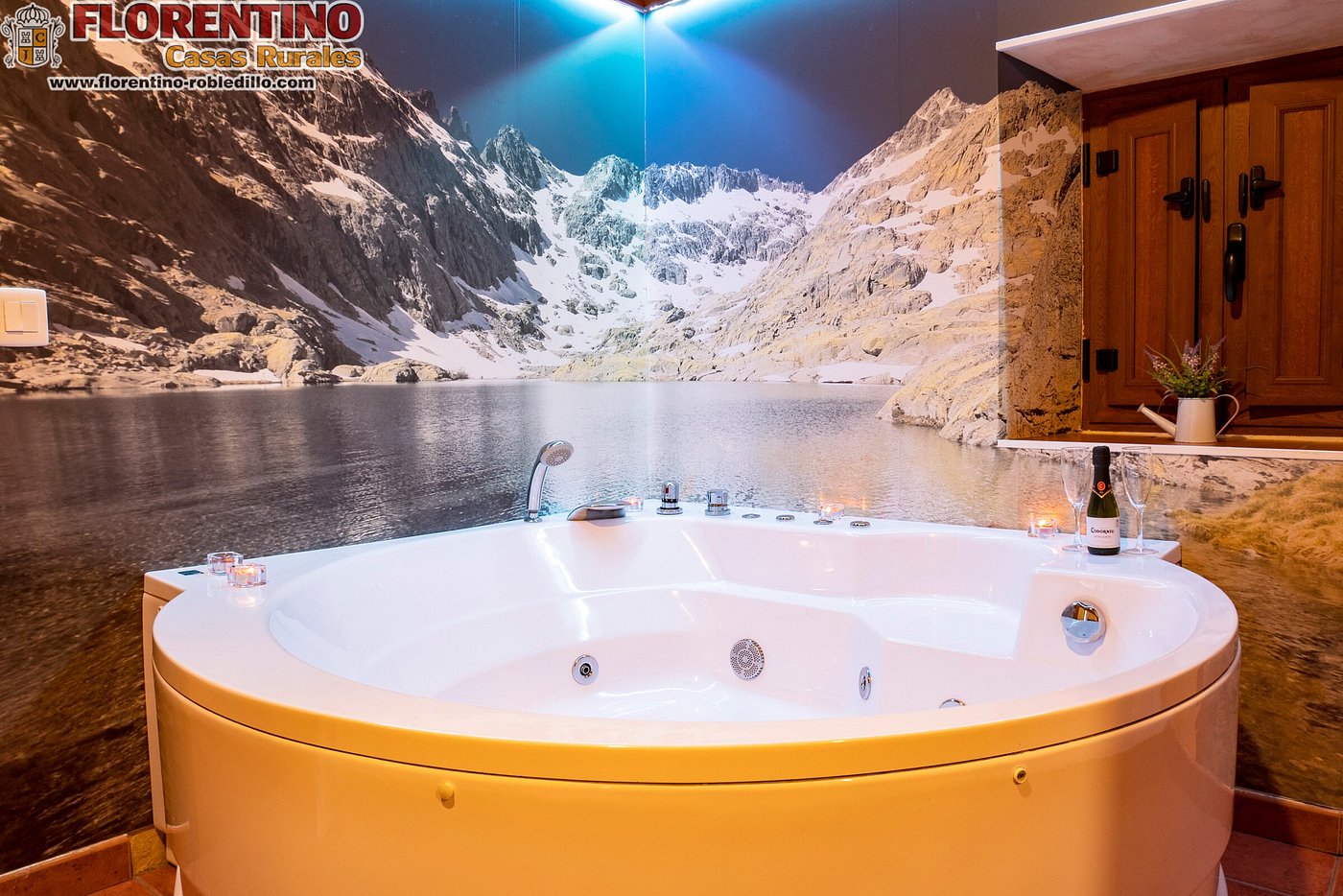 Casas Rurales Florentino, habitación con jacuzzi privado