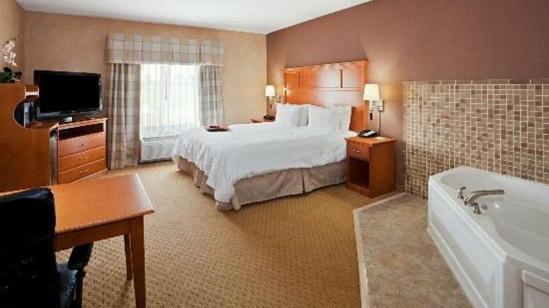 Hampton Inn Detroit/Utica – Shelby Township, room with private jacuzzi, photo 1