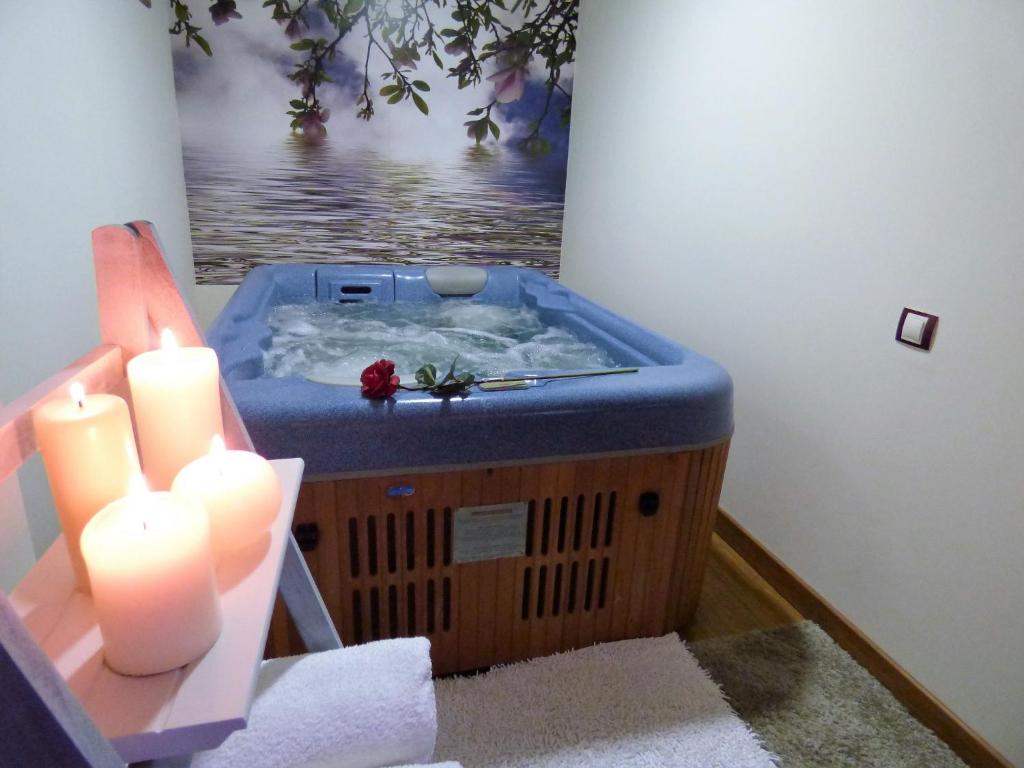 Hostal Rijujama, habitación con jacuzzi privado