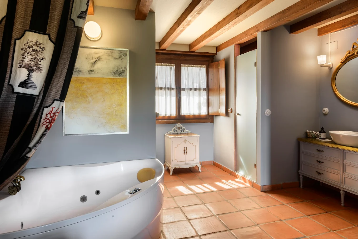 Hotel Barosse, habitación con jacuzzi privado