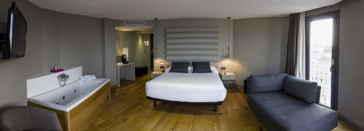 Hotel Zenit Vigo, habitación con jacuzzi privado