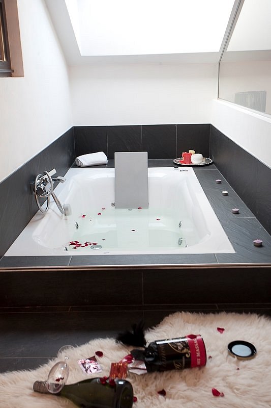 Vinotel 7 Uvas, habitación con jacuzzi privado