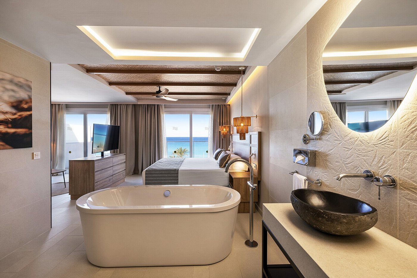 Hotel Riu Palace La Mola, habitación con jacuzzi privado