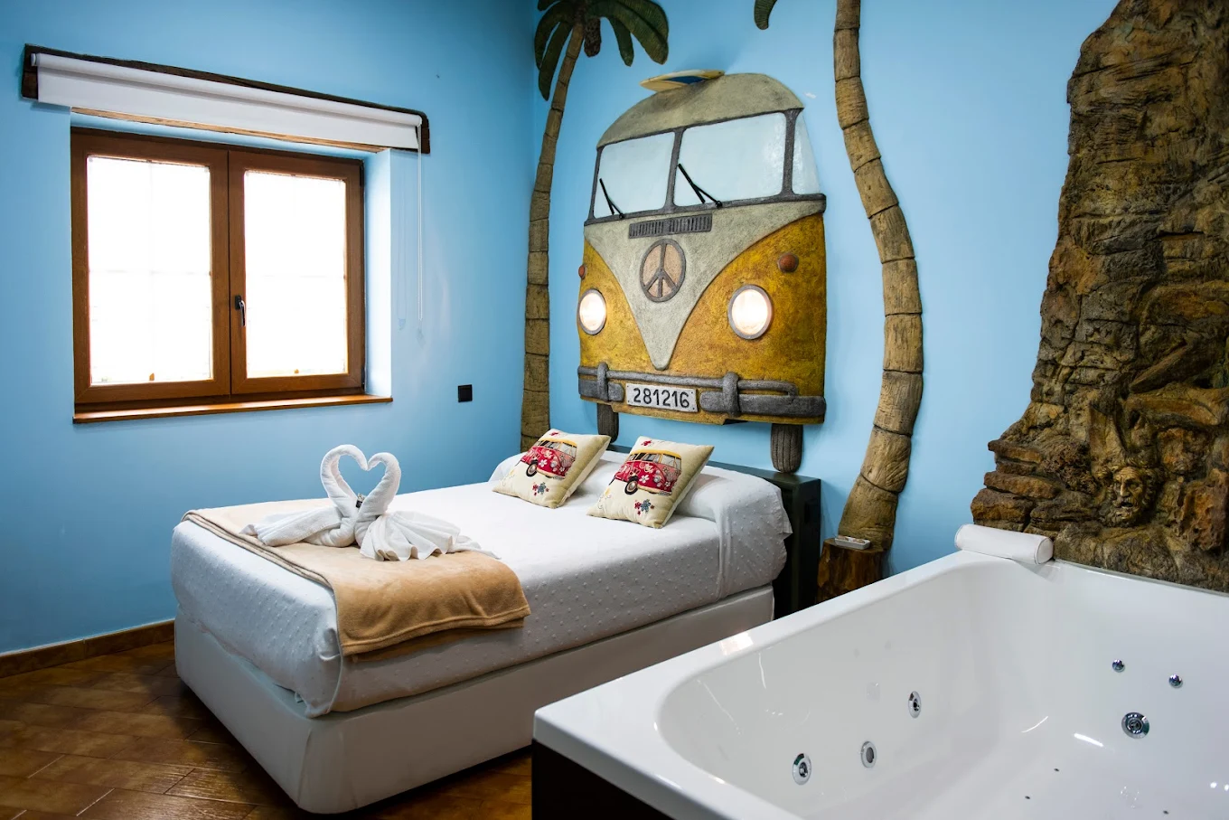 Posada La Fábula, habitación con jacuzzi privado