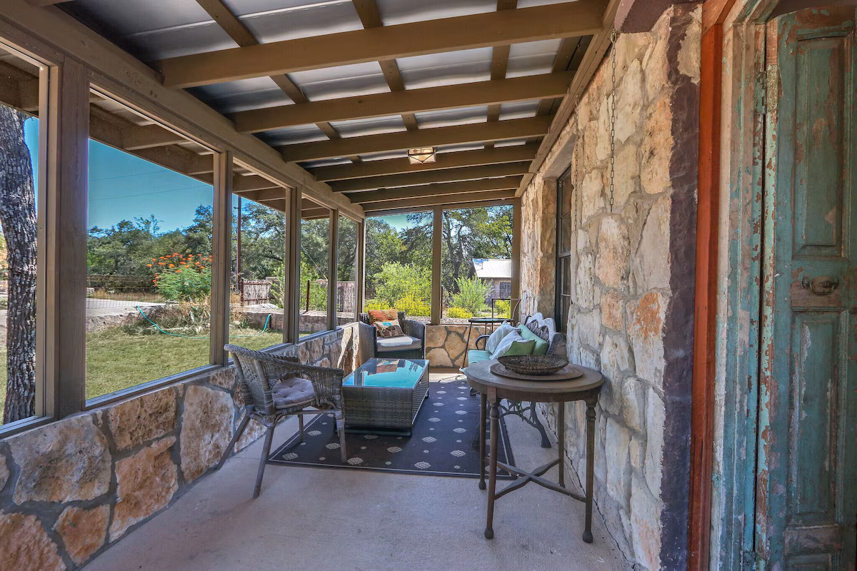 The Rock House at Camino Ranchito, cabin with a private hot tub, photo 8
