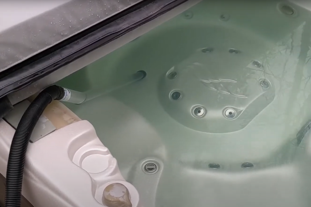 Draining Hot Tub Water
