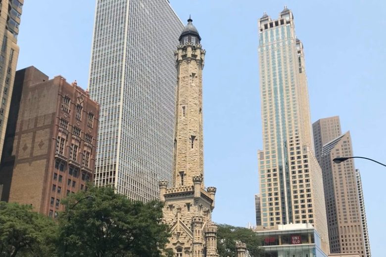 Historic Water Tower Park along The Mag Mile