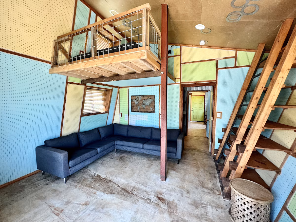 Unique Tilted Treehouse, cabin with a private hot tub, photo 2