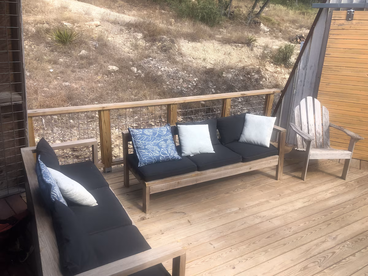 Unique Tilted Treehouse, cabin with a private hot tub, photo 5