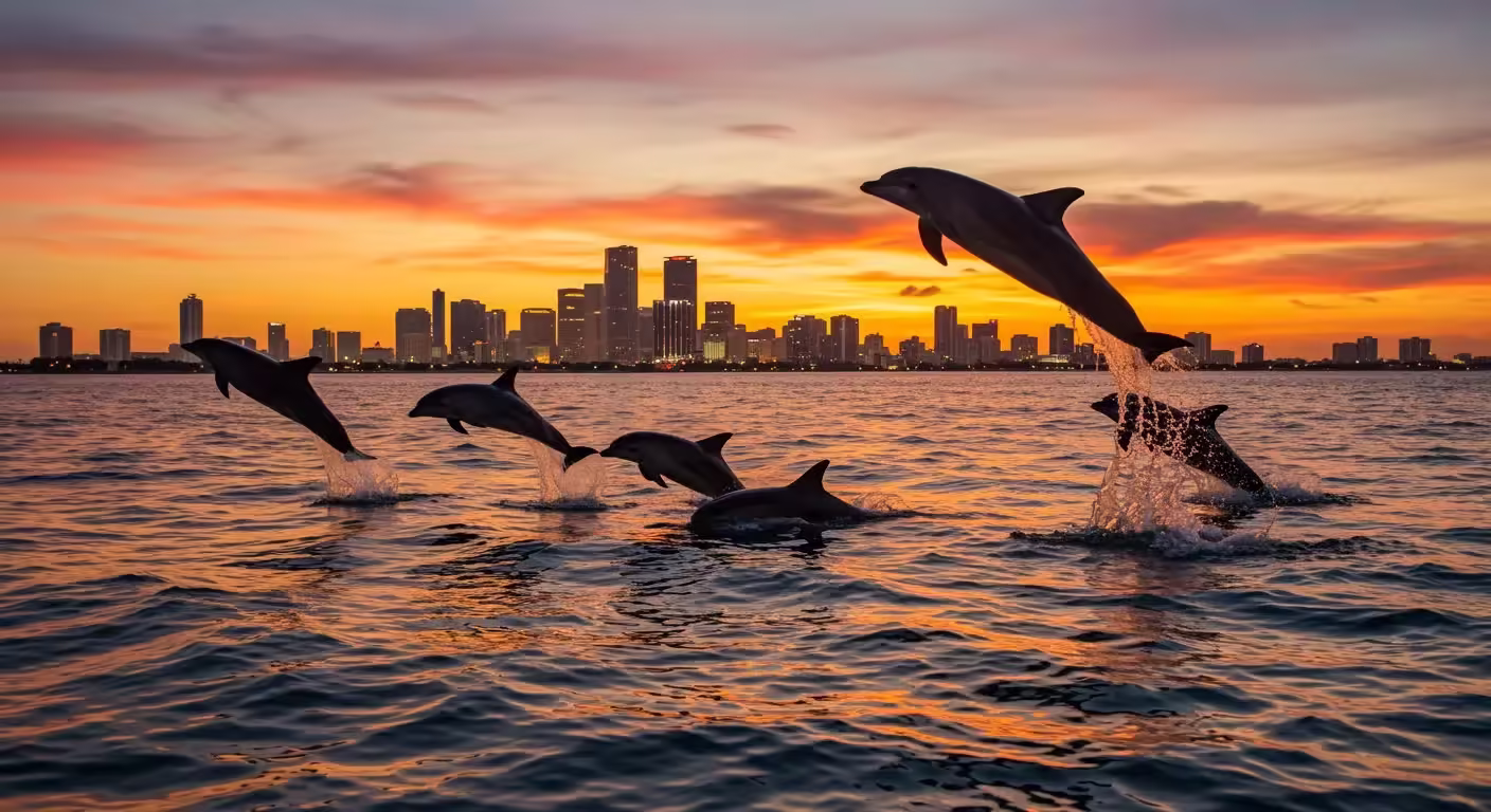 South Beach offers dolphin-watching cruises 
