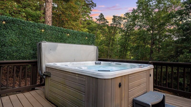 Wildberry Ridge, cabin with a private hot tub
