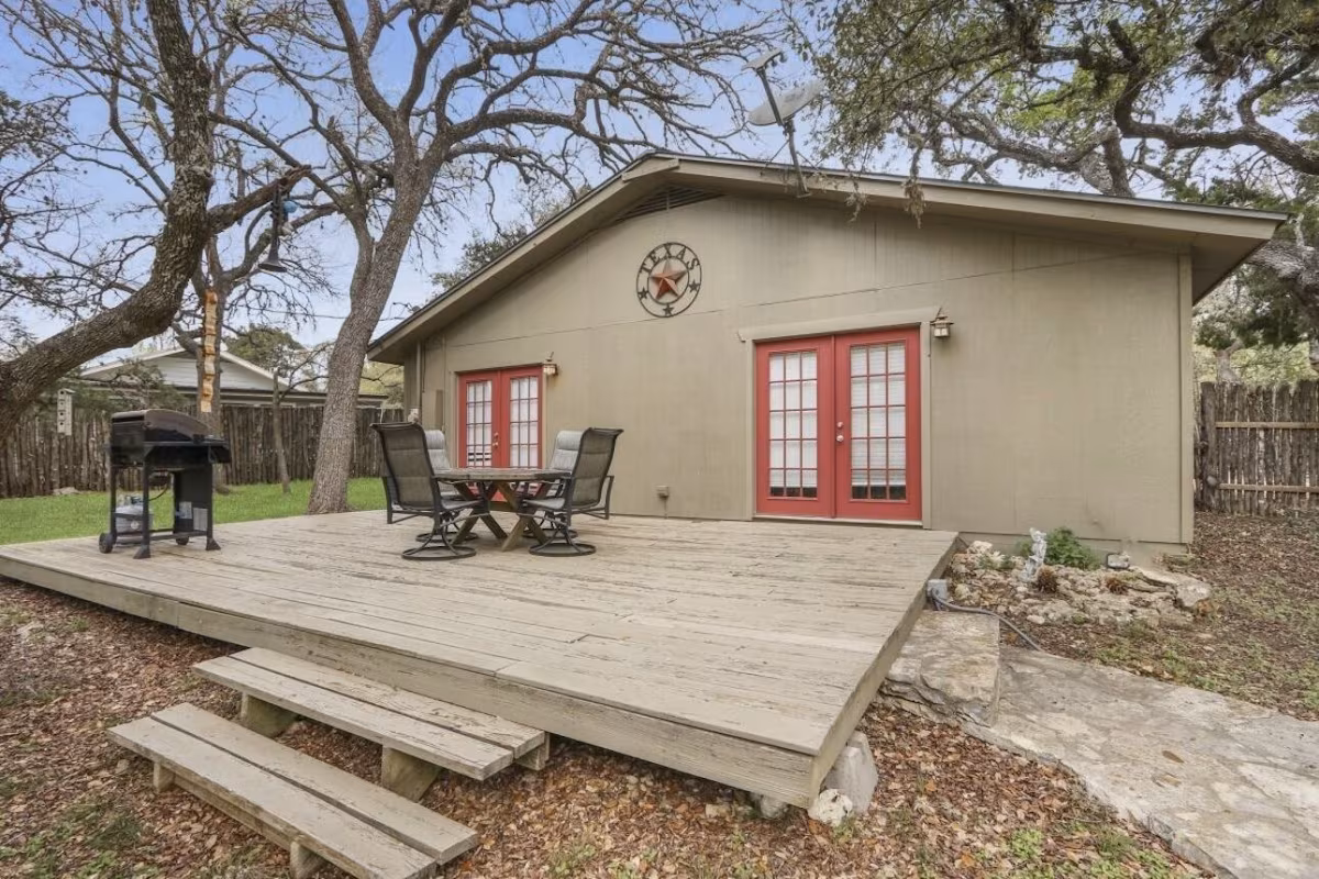 Wimberley Country Home, cabin with a private hot tub, photo 3