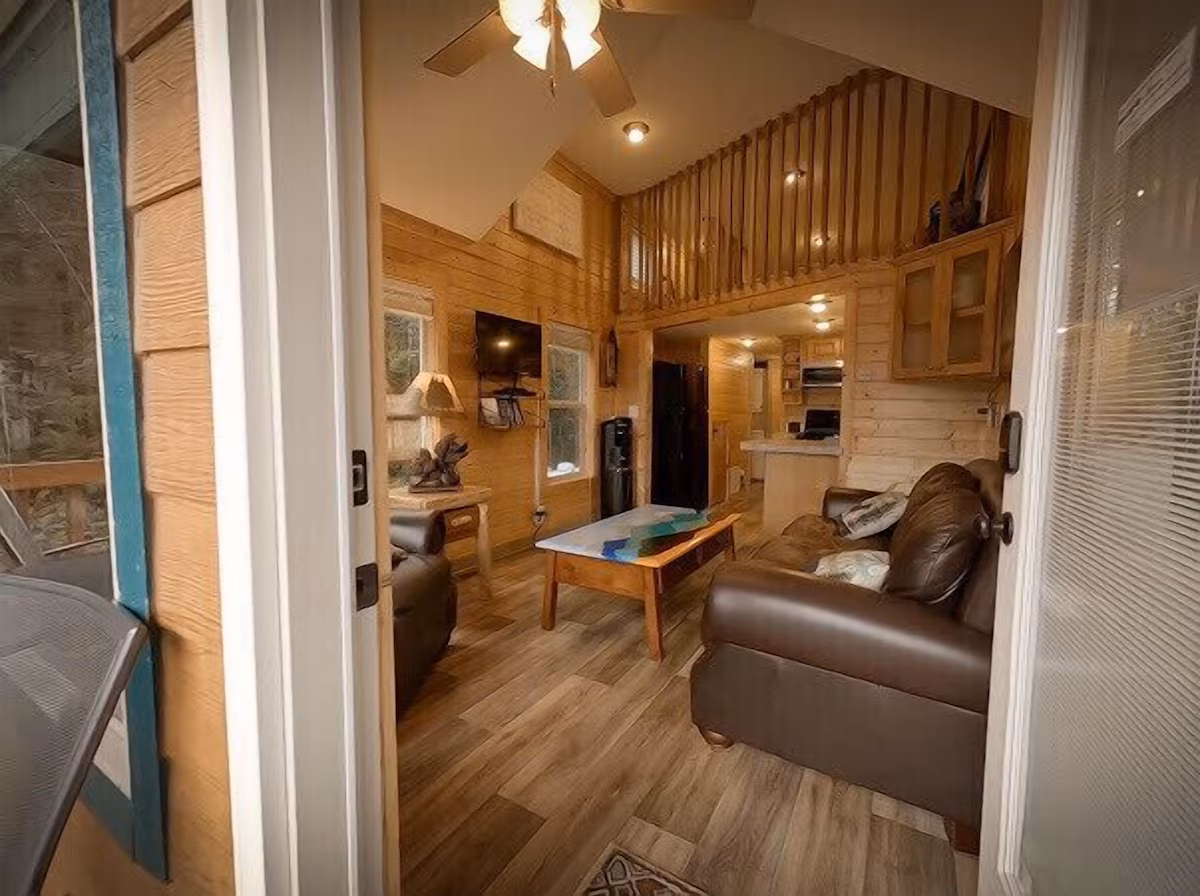 Rivers Edge A River Front cabin with Majestic Mountain View’s, cabin with a private hot tub, photo 3