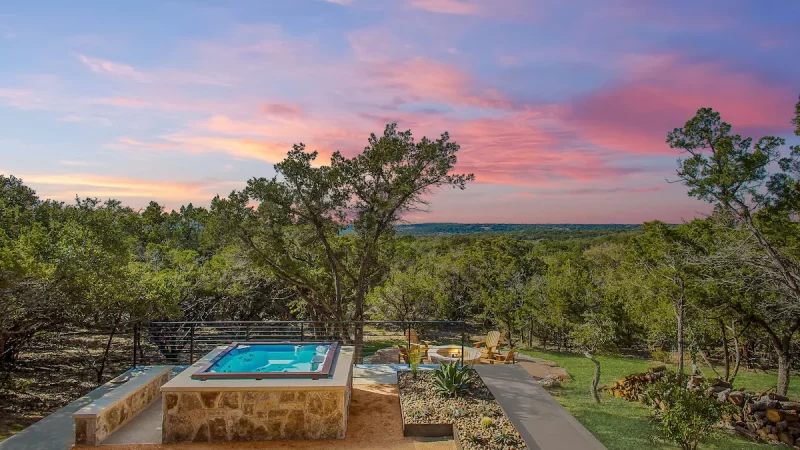 Romantic Hill Country Luxury, cabin with a private hot tub, photo 1